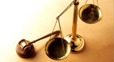 Picture of a gavel and scales.